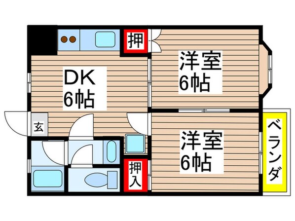 さくらマンションの物件間取画像